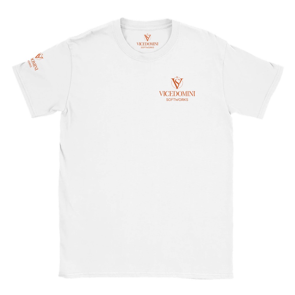 Vicedomini Softworks Unisex T-Shirt – Premium Ring-Spun Cotton, Soft DTG-Ready Tee